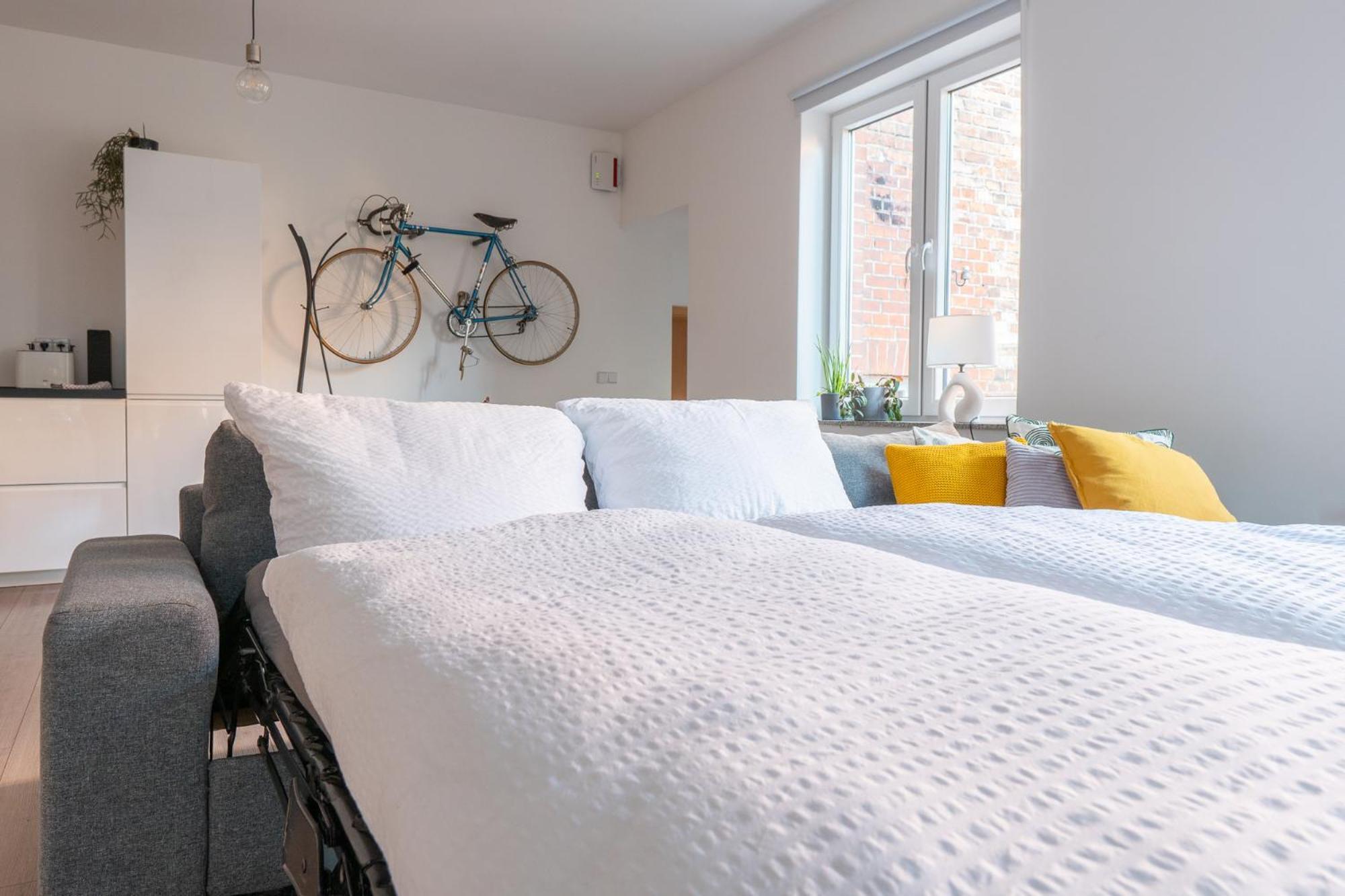 Luxurioeses Apartment, 10Min Innenstadt, Parkplatz Erfurt Buitenkant foto