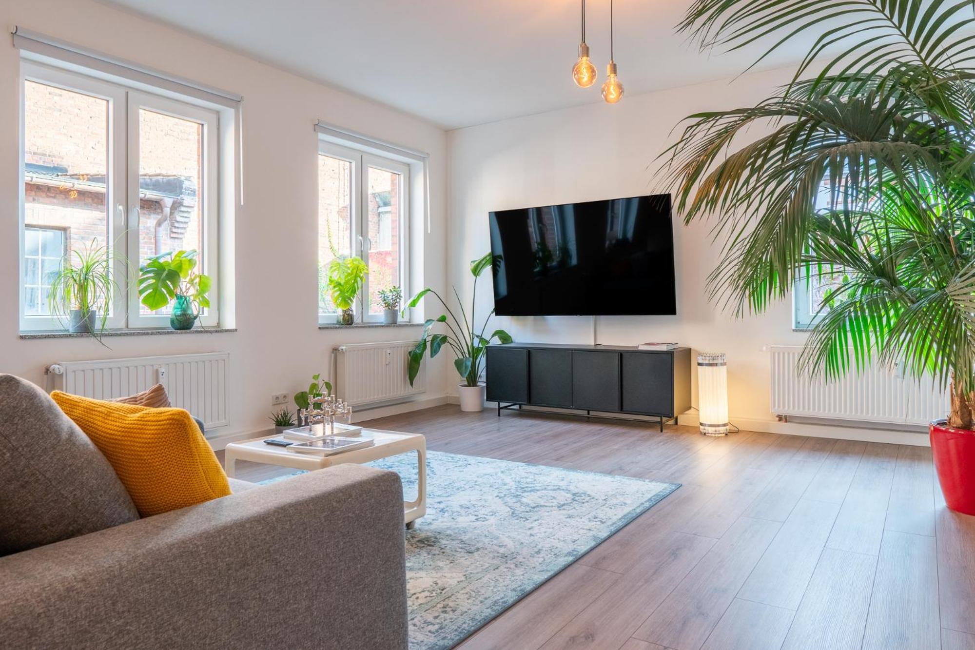 Luxurioeses Apartment, 10Min Innenstadt, Parkplatz Erfurt Buitenkant foto
