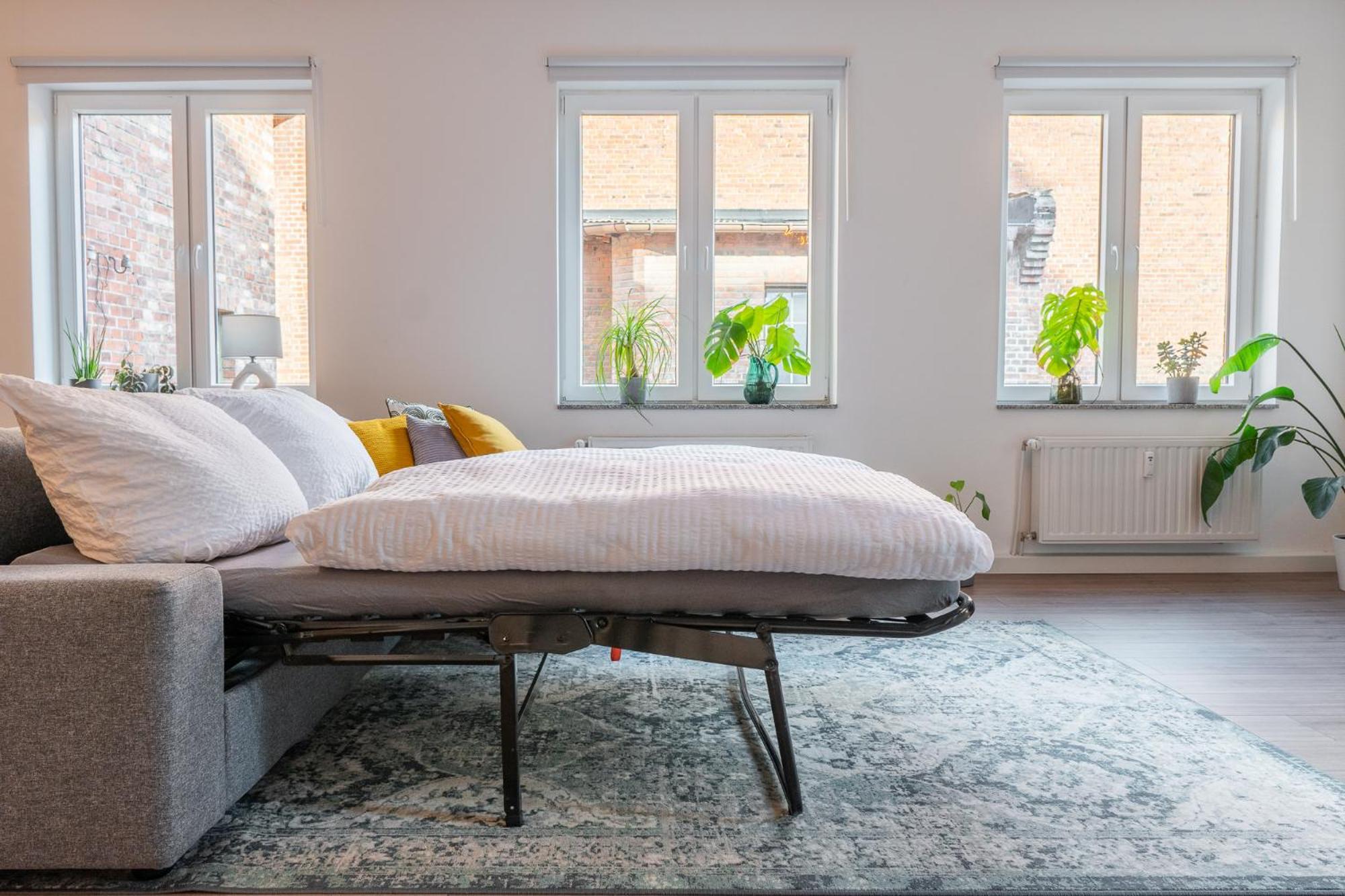 Luxurioeses Apartment, 10Min Innenstadt, Parkplatz Erfurt Buitenkant foto